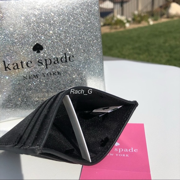 Kate Spade Shimmy Glitter Card Holder - Picture 4 of 7
